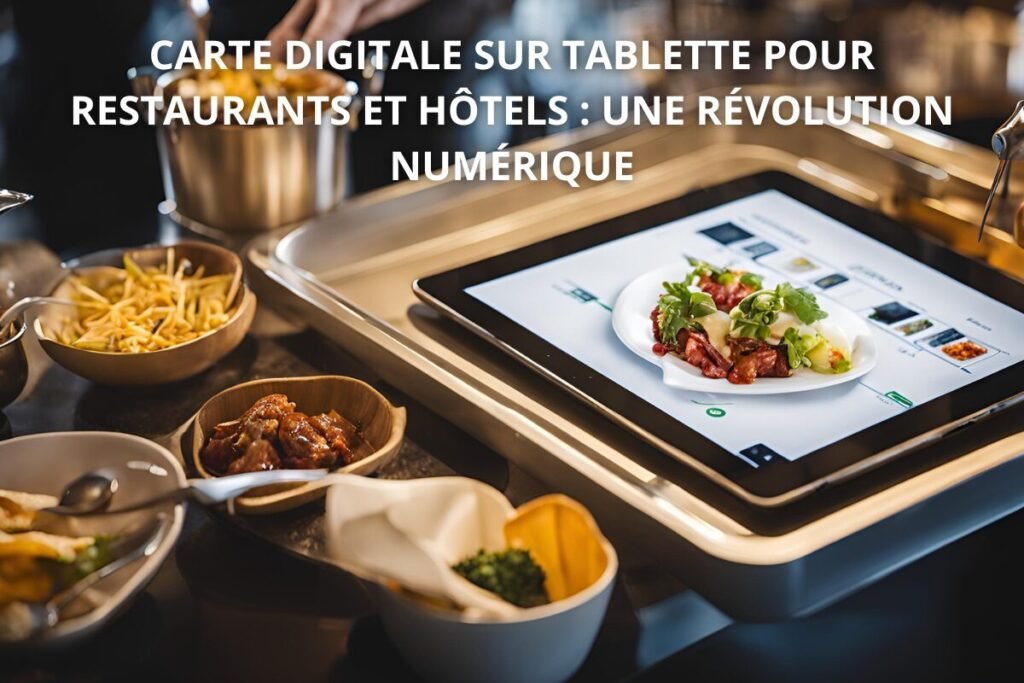 Carte Digitale sur Tablette pour Restaurants et Hôtels : Une Révolution Numérique